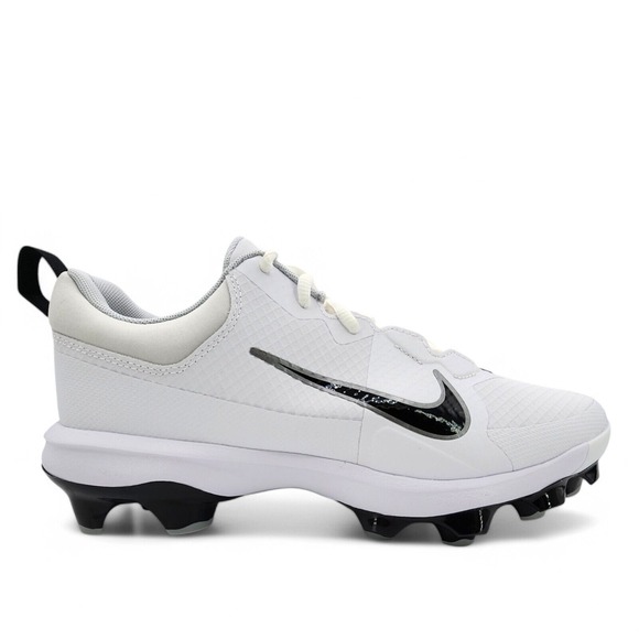 Nike Force Trout 9 MCS Baseball Cleats Mens 9.5 White Silver Shoe FZ0915-102 NEW - Picture 1 of 14